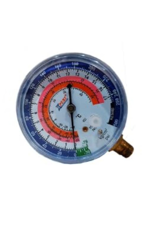 مقياس مانيفولد أحادي للضغط المنخفض XP-500A، مناسب لمبرّدات R22 وR134a وR410A